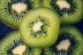 Scliced kiwi fruit Royalty Free Stock Photo