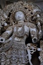 A sclupture at Halebidu temple