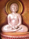 Sclupture of Jain God Royalty Free Stock Photo