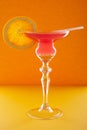 Scofflaw cocktail in tall glass Royalty Free Stock Photo