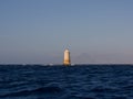 Scogli Porcelli Lighthouse near Trapani, Sicily