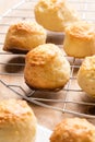 Scone with cheese Royalty Free Stock Photo
