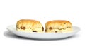Scones on a plate Royalty Free Stock Photo