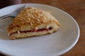 Scones with strawberry jam and cream. Royalty Free Stock Photo