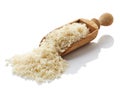 Scoop of almond flour Royalty Free Stock Photo