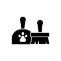 Scoop, broom, pet icon. Simple line, outline vector ecology icons for ui and ux, website or mobile application