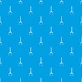 Scoop for cleaning pattern seamless blue