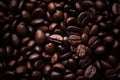 Scoop of coffee beans Royalty Free Stock Photo