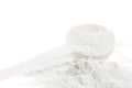 Scoop with creatine monohydrate supplement Royalty Free Stock Photo
