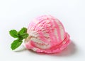 Frozen fruit yogurt ice cream Royalty Free Stock Photo