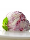 Scoop of fruit ice cream Royalty Free Stock Photo