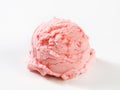 Scoop of pink ice cream Royalty Free Stock Photo
