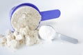 Scoop with protein and bcaa Royalty Free Stock Photo