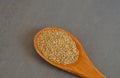 Scoop of Raw Quinoa Grains Royalty Free Stock Photo