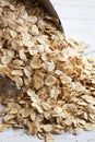 Scoop of Rolled Oats Royalty Free Stock Photo