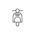 scooter icon. Element of Internet related icon for mobile concept and web apps. Thin line scooter icon can be used for web and