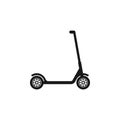Scooter icon flat vector illustration Royalty Free Stock Photo