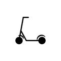 Scooter icon, illustration vector graphic Royalty Free Stock Photo