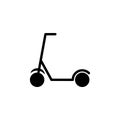 Scooter icon, illustration vector graphic Royalty Free Stock Photo