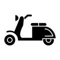 Scooter icon vector design template basic RGB Royalty Free Stock Photo