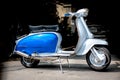 VINTAGE VESPA AND LAMBRETTA Royalty Free Stock Photo