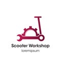 Scooter Workshop logo or symbol template design