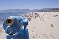 Scope on pier