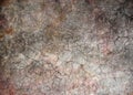 Scorched and cracked wall conceptual pattern surface abstract texture background Royalty Free Stock Photo