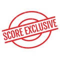 Score Exclusive rubber stamp Royalty Free Stock Photo