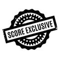 Score Exclusive rubber stamp Royalty Free Stock Photo
