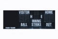 Scoreboard Royalty Free Stock Photo