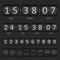 Scoreboard Countdown Timer Royalty Free Stock Photo