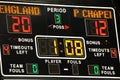 Scoreboard lights Royalty Free Stock Photo