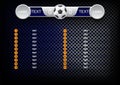 Scoreboard soccer design, Sport button element, Banners for foot