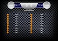 Scoreboard soccer design., Sport button element, Banners for foo