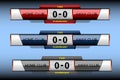 Scoreboard sport elements