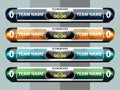 Scoreboard sport template