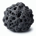 Scoria A dark colored, vesicular volcanic rock formed from frot