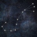 Scorpio Constellation. Zodiac Sign Scorpio constellation Royalty Free Stock Photo