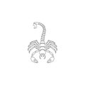 Scorpio. flat vector icon