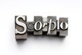 Scorpio Zodiac Sign Royalty Free Stock Photo