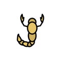 Scorpion, insect icon. Simple color with outline vector elements of wilderness icons for ui and ux, website or mobile application Royalty Free Stock Photo