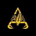 A scorpion logo