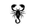 Scorpion Logo Template Vetor illustration Royalty Free Stock Photo