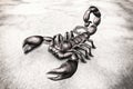 Scorpion, realistic illustration