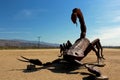 Scorpion sculpture, Anza Borrego Desert State Park, California