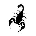 Scorpion silhoutte clipart