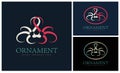 scorpions luxury modern ornament logo template design for brand or company and other