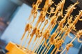 Scorpions on sticks being served as food in China