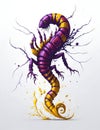Scorpius Zodiac Sign. Scorpion horoscope sign. Generative Artificial Intelligence